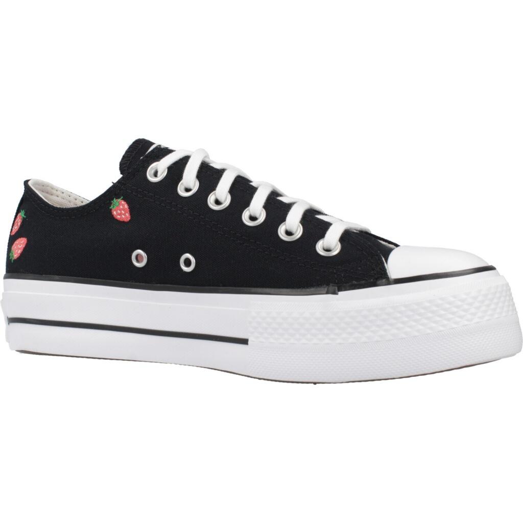 Baskets Converse Modèle Chuck Taylor All Star Lift Ox Couleur Noir 5/5