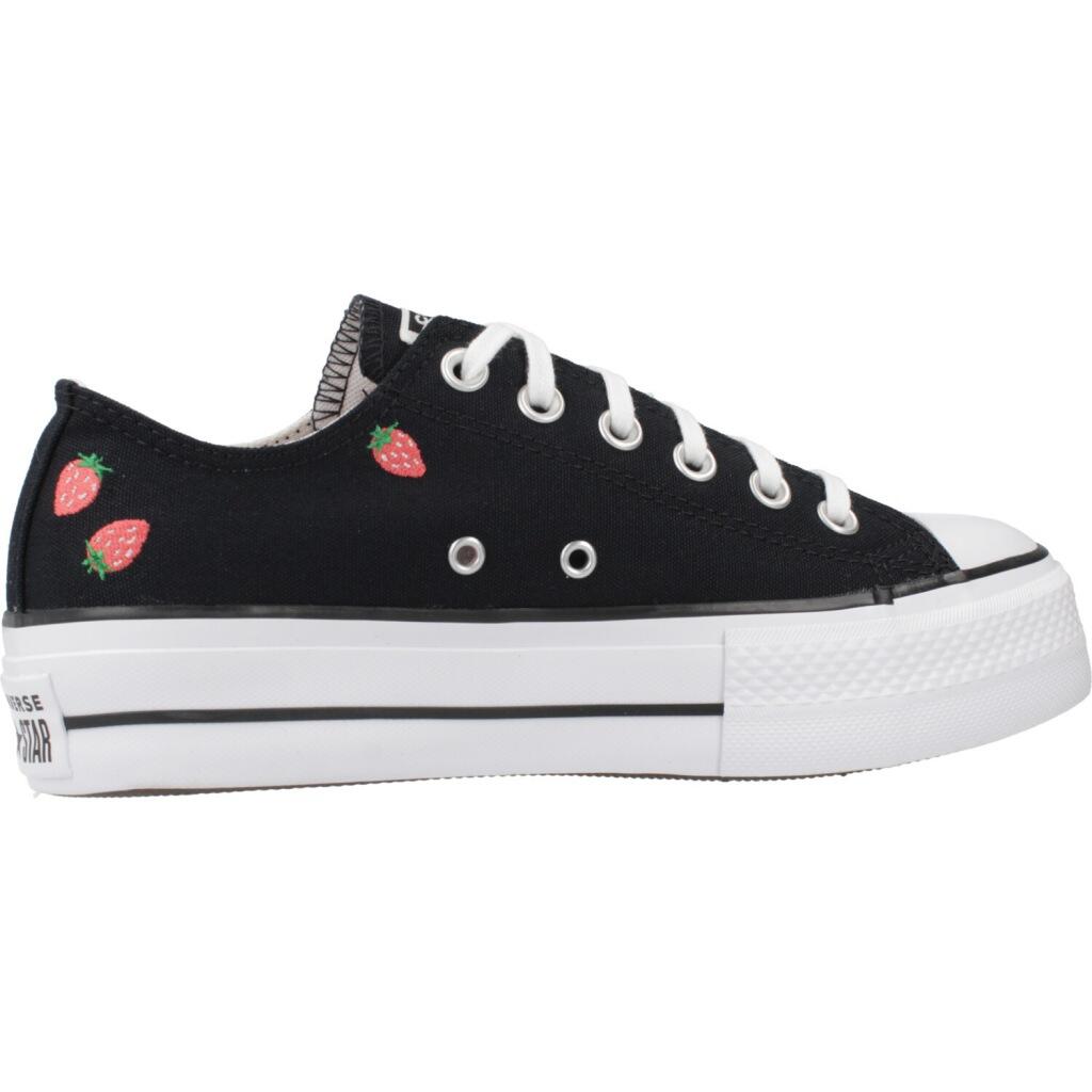 Baskets Converse Modèle Chuck Taylor All Star Lift Ox Couleur Noir 4/5