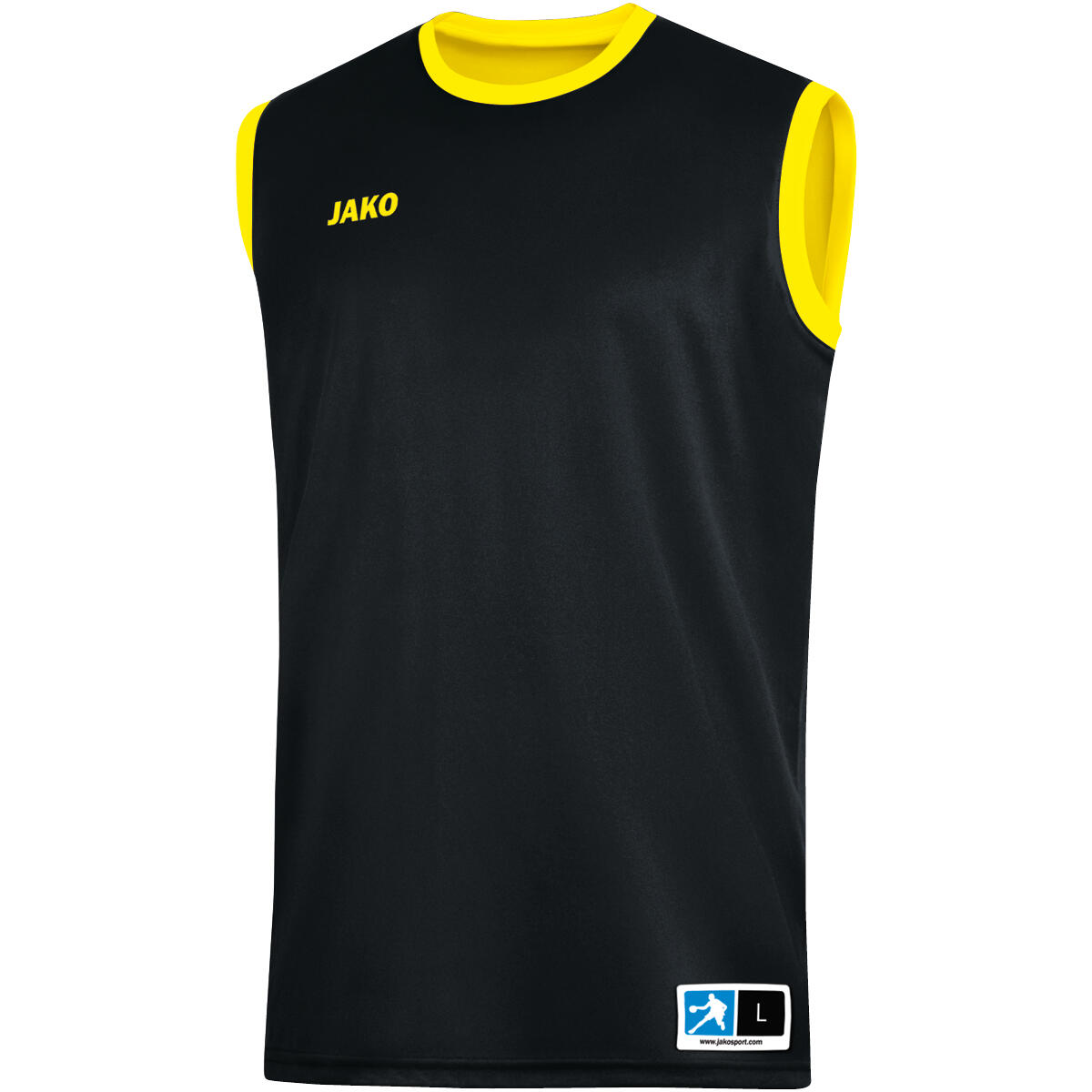 Jako - Maillot Jako Reversible Change 2.0 - T-shirt Manches Courtes - Jaune|noir - Decathlon