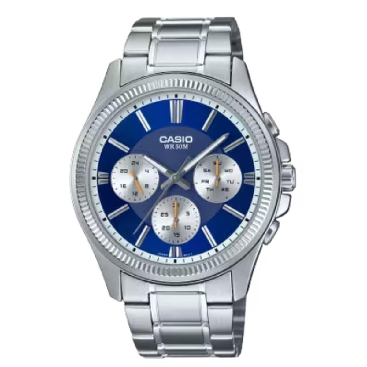 CASIO Horloge Heren Casio DAY DATE MULTIFUNCTION - BLUE