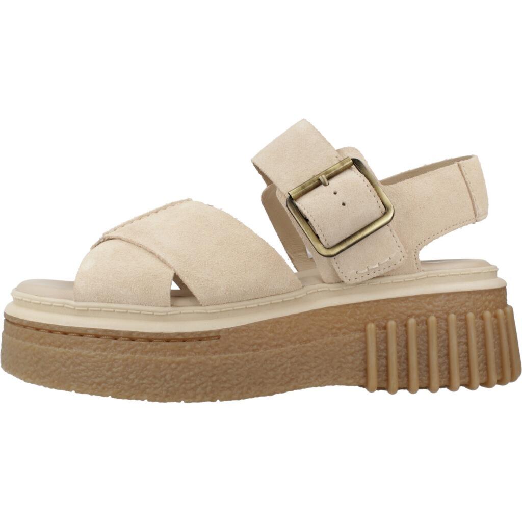 Sandales Clarks Modèle Evamar Wish Couleur Brun Clair 2/5