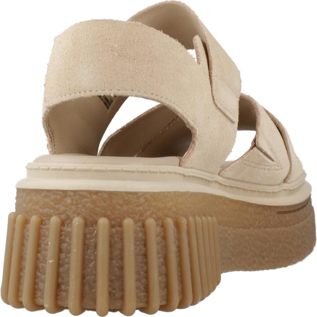 Sandales Clarks Modèle Evamar Wish Couleur Brun Clair 3/5