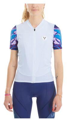 LeBram Ventoux Pétrole Women Short Sleeves Jersey Sky Blue 4/7
