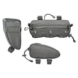 Ensemble de sacoches de vélo Columbus Grey en rPET