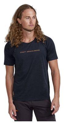 Maglia Craft Adv Gravel Manica Corta Nera