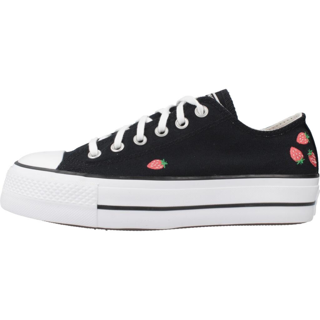 Baskets Converse Modèle Chuck Taylor All Star Lift Ox Couleur Noir 2/5