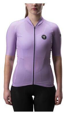Kurzarm Trikot Women LeBram Galibier Pink
