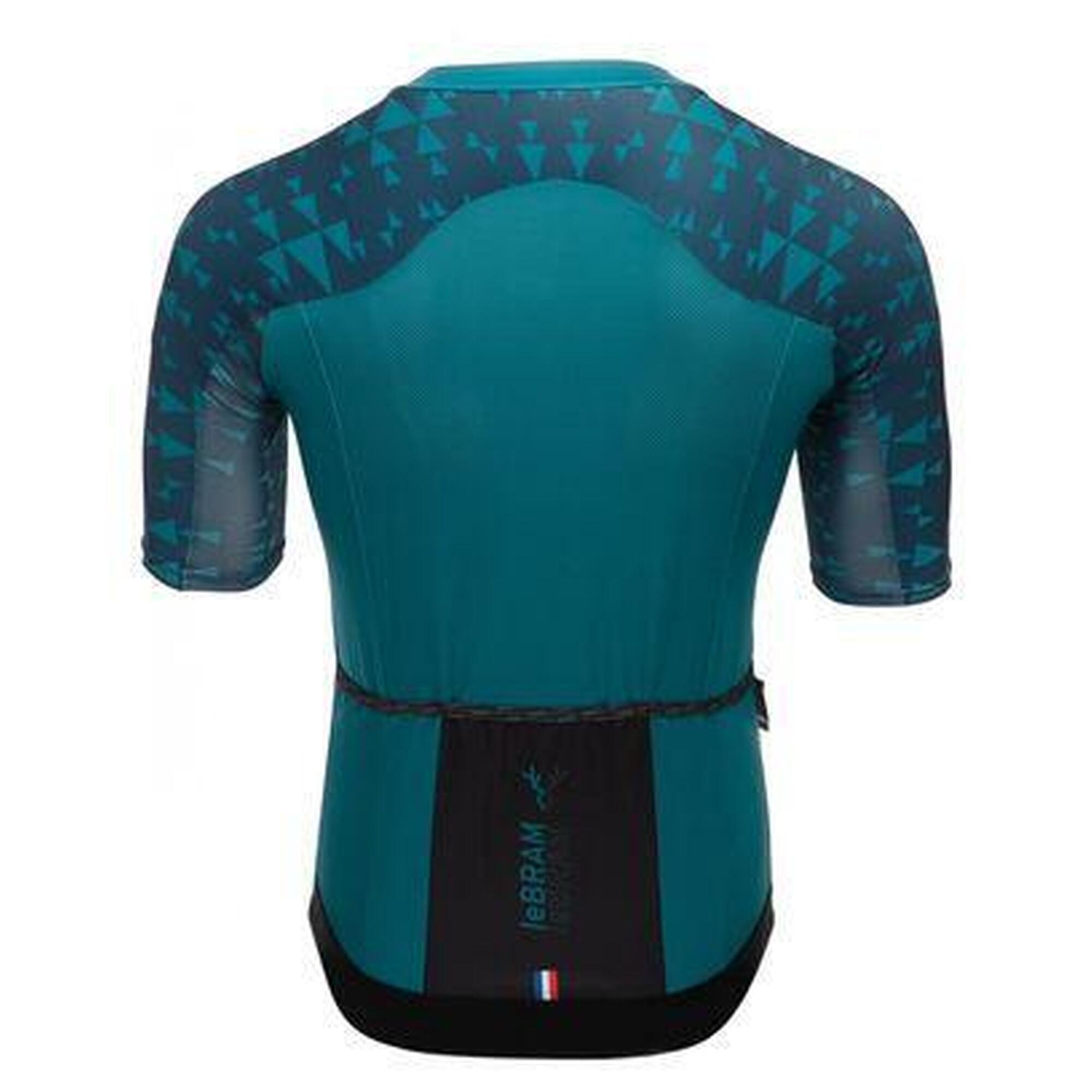 Maillot Manches Courtes LeBram Loze Bleu Pelforth Coupe Aero