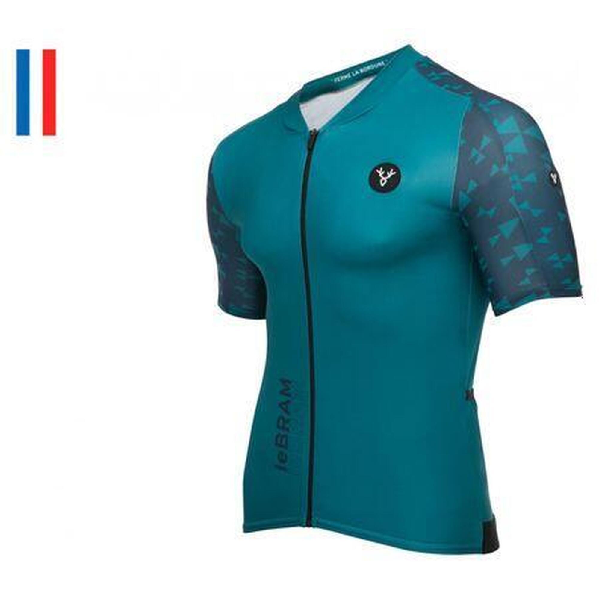 Maillot Manches Courtes LeBram Loze Bleu Pelforth Coupe Aero