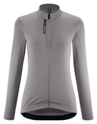 Maglia Manica Lunga Donna Mavic Aksium Thermo Silver
