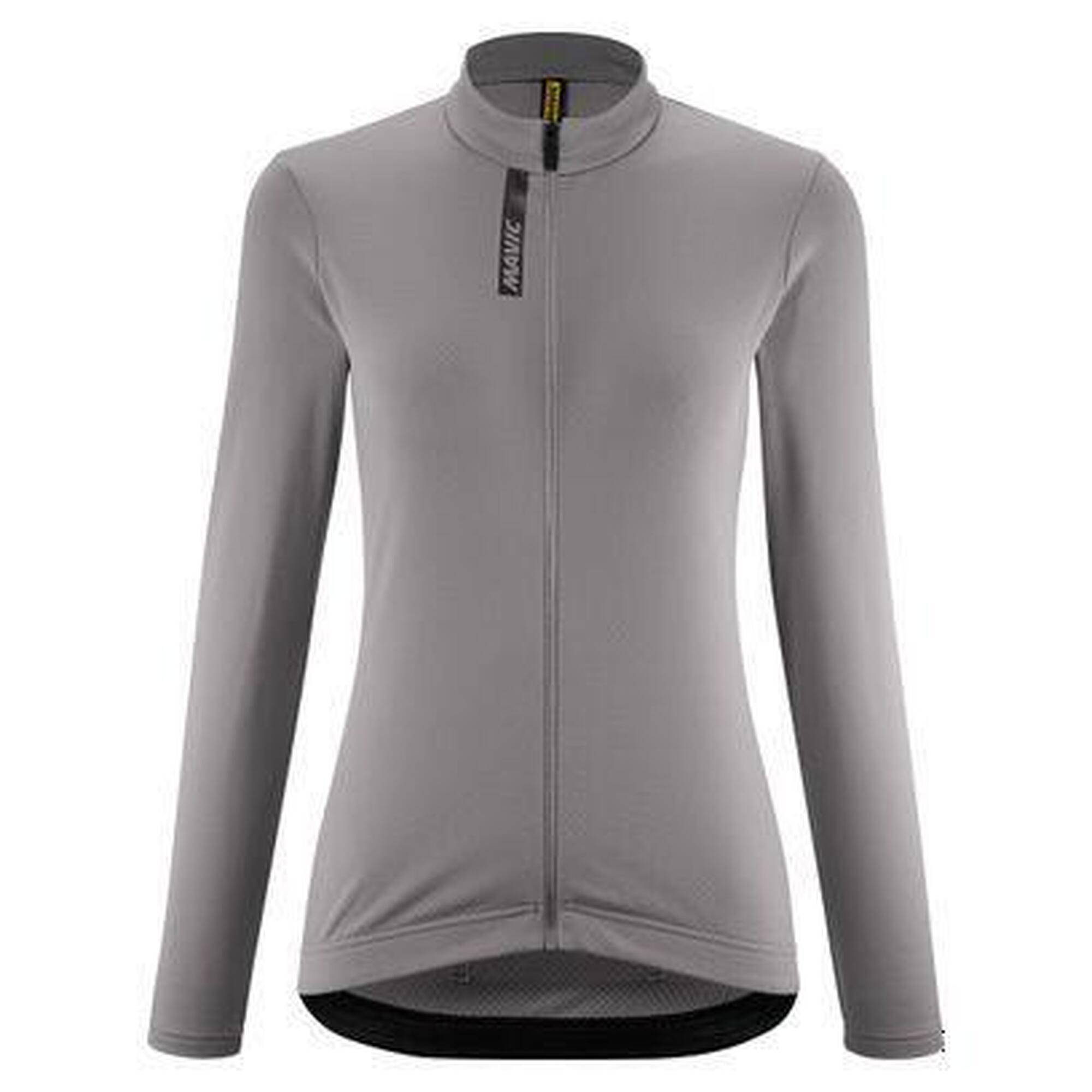 Mavic - Maillot Manches Longues Femme Mavic Aksium Thermo Silver - Maillot Manches Longues - Gris - 36 Xs - Decathlon
