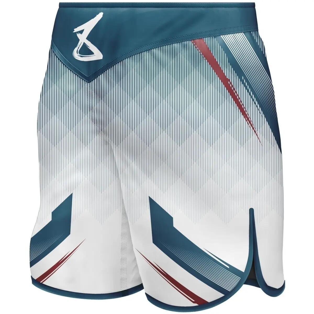 Short da combattimento 8 WEAPONS Shift bianco 95% polyester 2/5