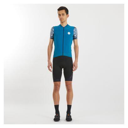 LeBram Ventoux Pétrole Short Sleeves Jersey Pelforth Blue 7/7