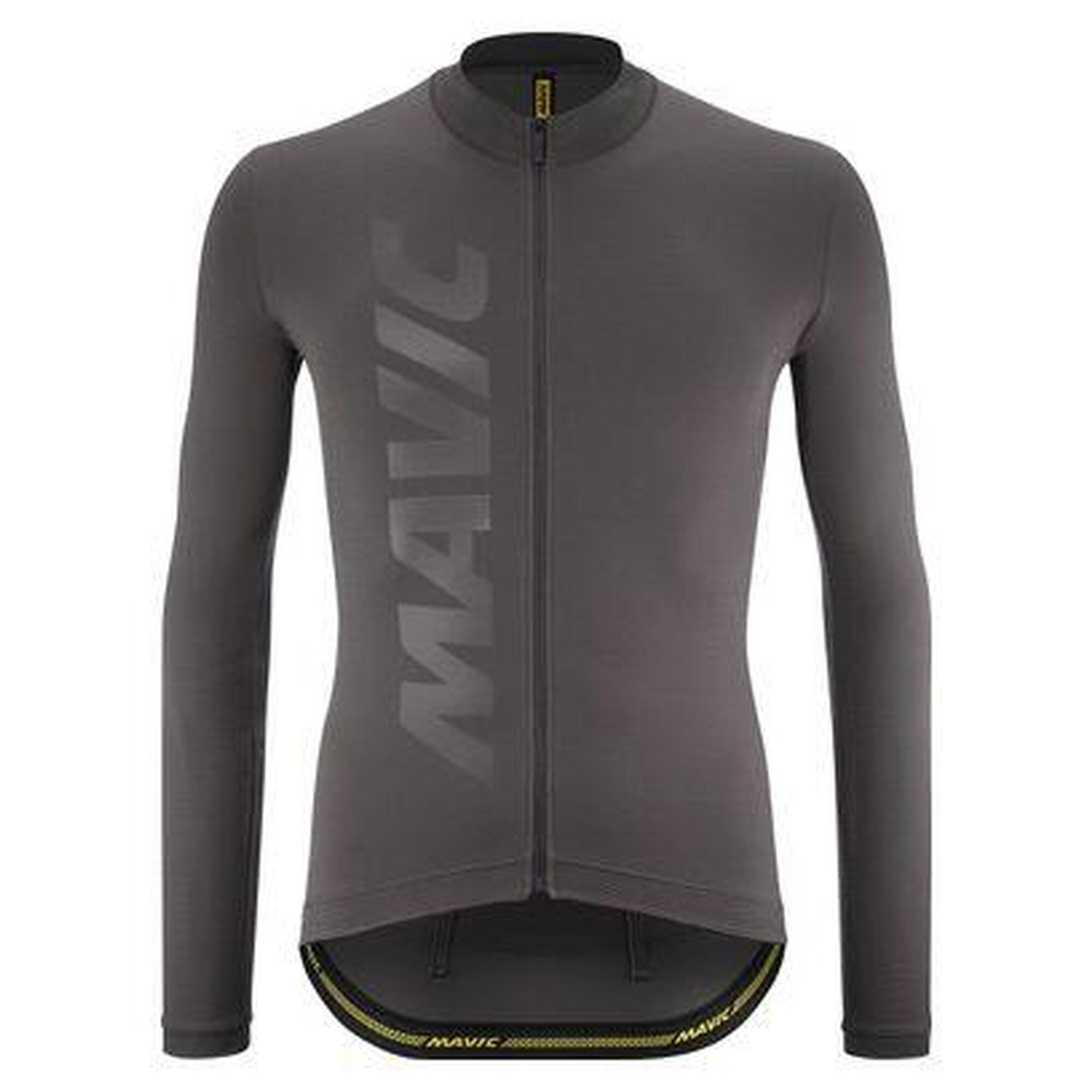 Mavic - Maillot Manches Longues Mavic Aksium Gris - Maillot Manches Longues - Gris - S - Decathlon