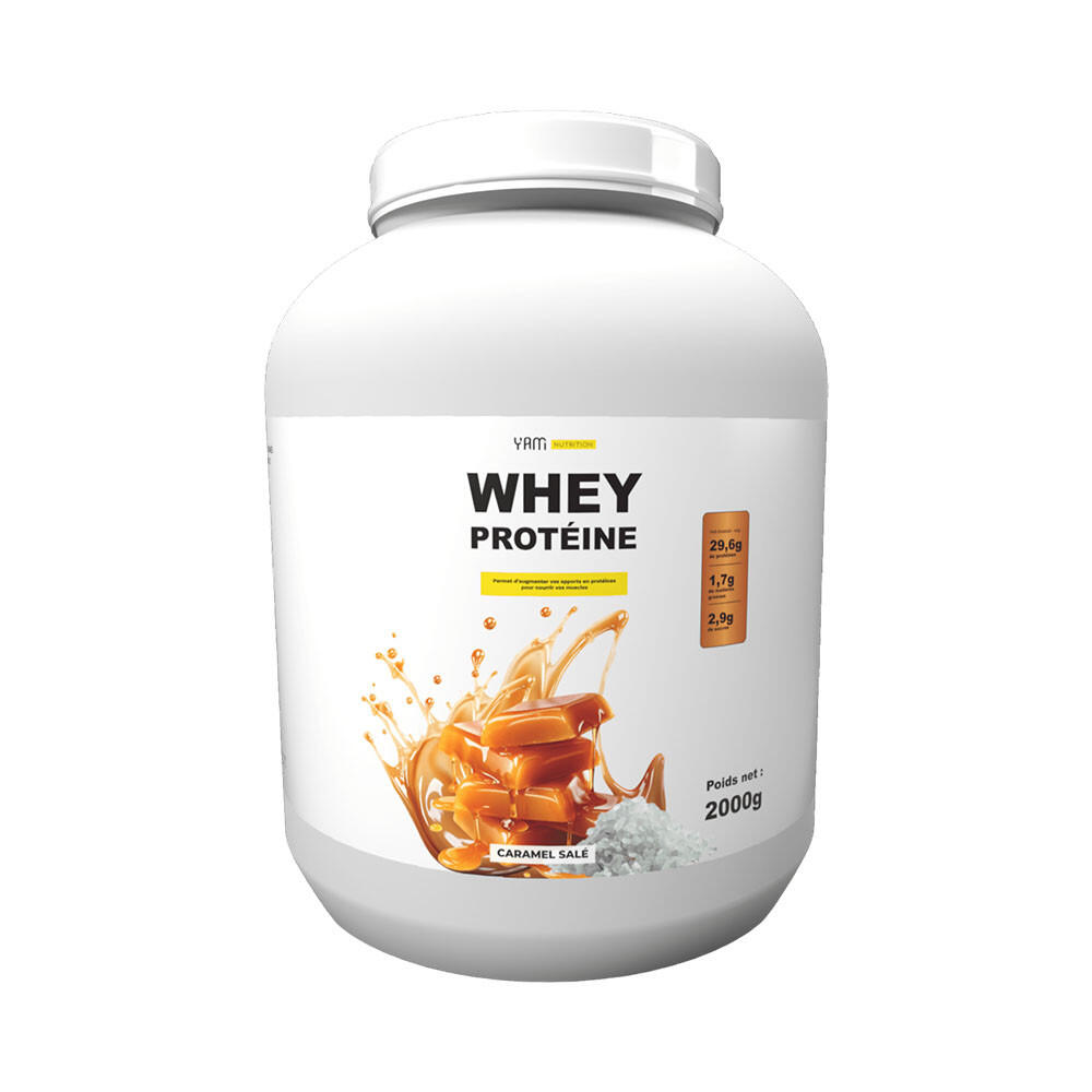 YAM NUTRITION Wei-eiwit - Wei-eiwit (2kg) - Gezouten Karamel