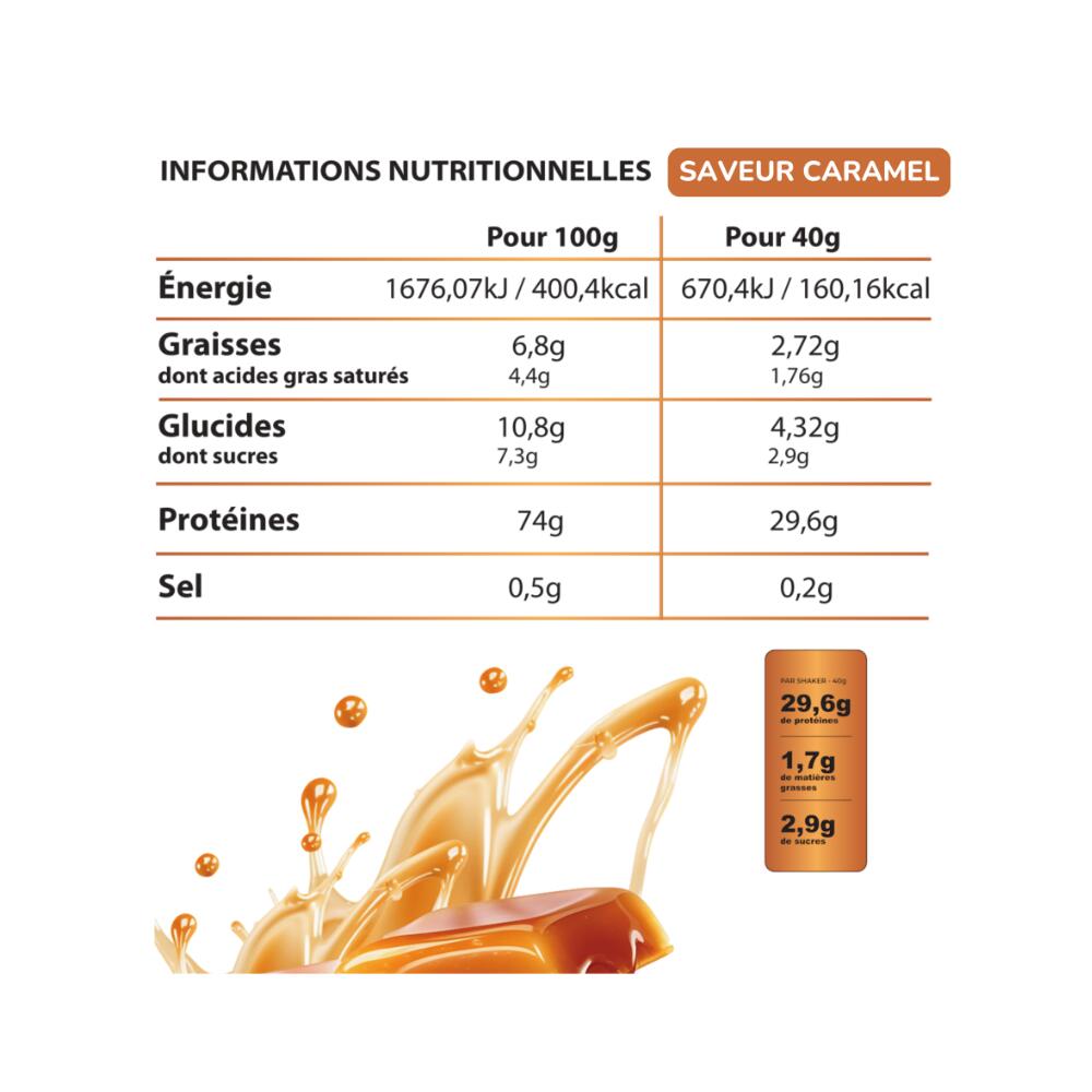 Whey Protéine | Whey Protéine (2kg) | Caramel Salé 2/2