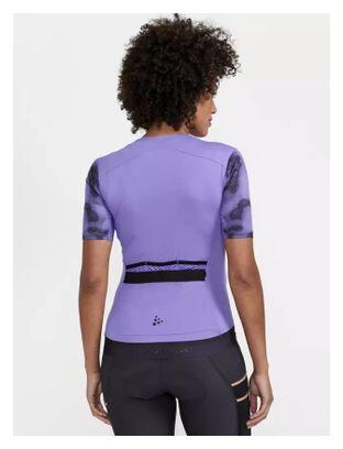 Craft Pro Gravel Violet Camisola de ciclismo de manga curta para mulher 2/6
