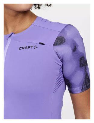 Craft Pro Gravel Violet Camisola de ciclismo de manga curta para mulher 3/6