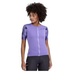 Maillot manches courtes vélo Craft Pro Gravel Violet Femme