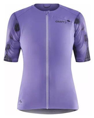 Craft Pro Gravel Violet Camisola de ciclismo de manga curta para mulher 6/6