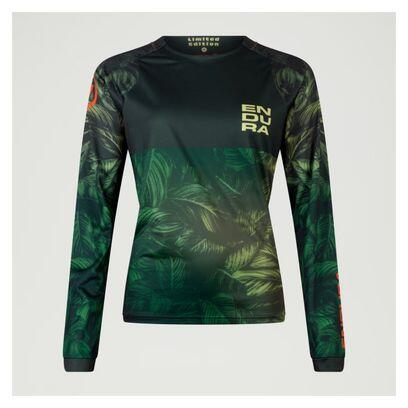 Endura Damen Langarmtrikot Tropical LTD Grün 3/7