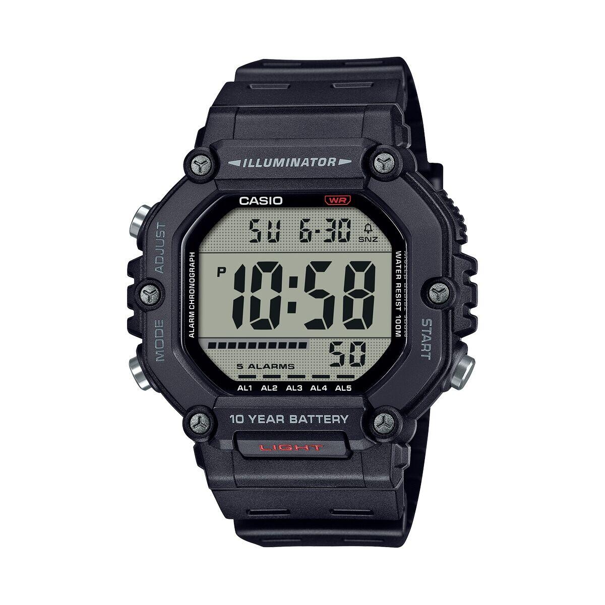 Casio Relógio Masculino Ae-1600H-1Avef Preto Multicolorido da Decathlon