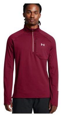 Under armour launch elite red heren 1/2 zip thermo top