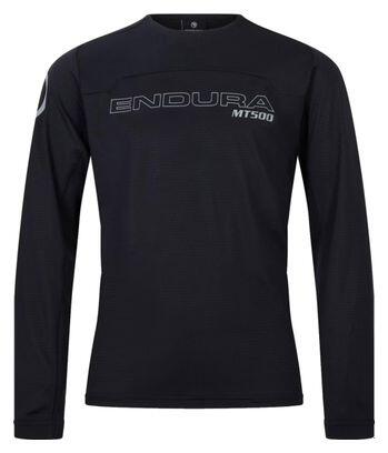 Maillot Manches Longues Enfant Endura MT500 Burner Noir