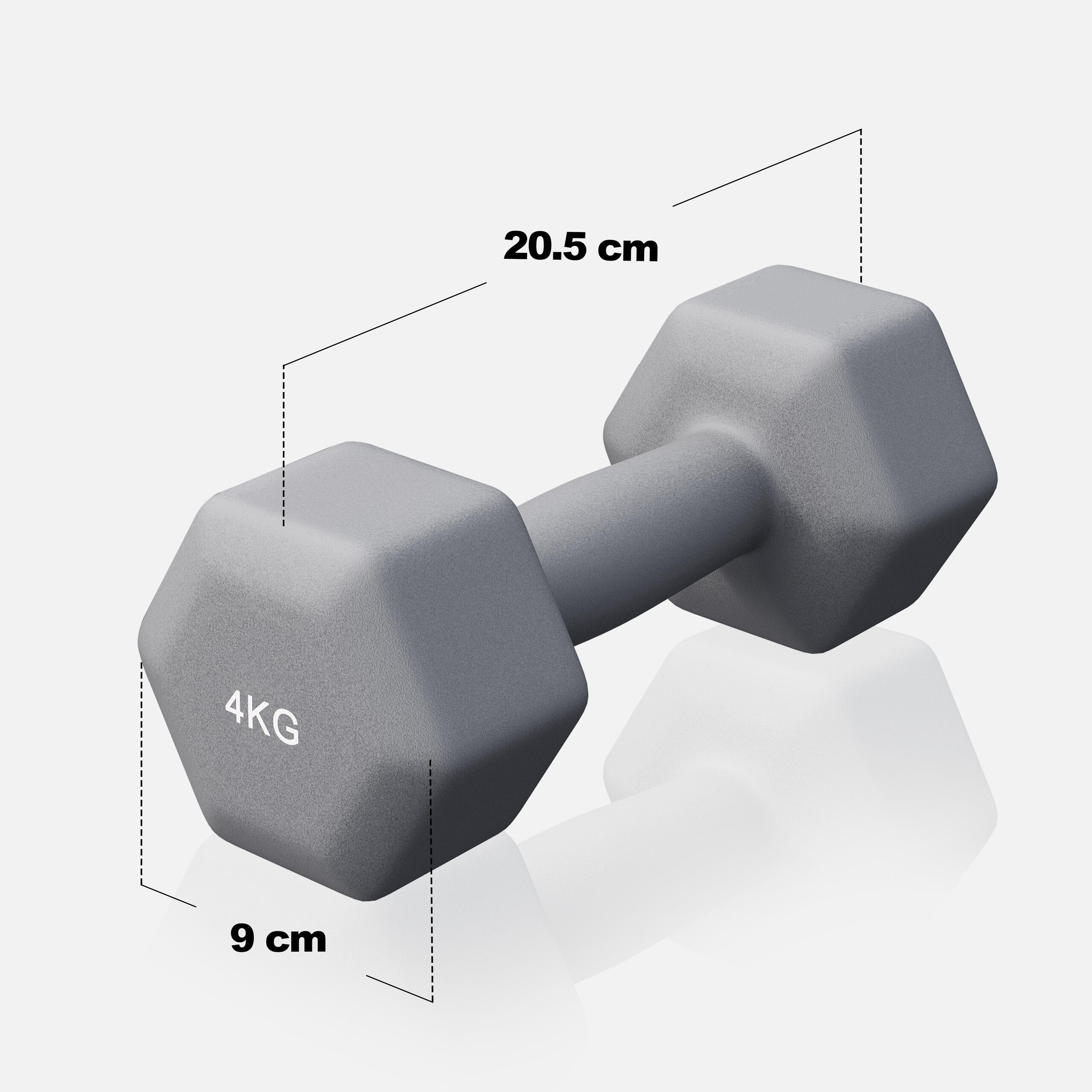 Kit Haltères en Néoprène - Hexagonal Poids Fitness, Dumbbell Set, Antidérapante 2/7