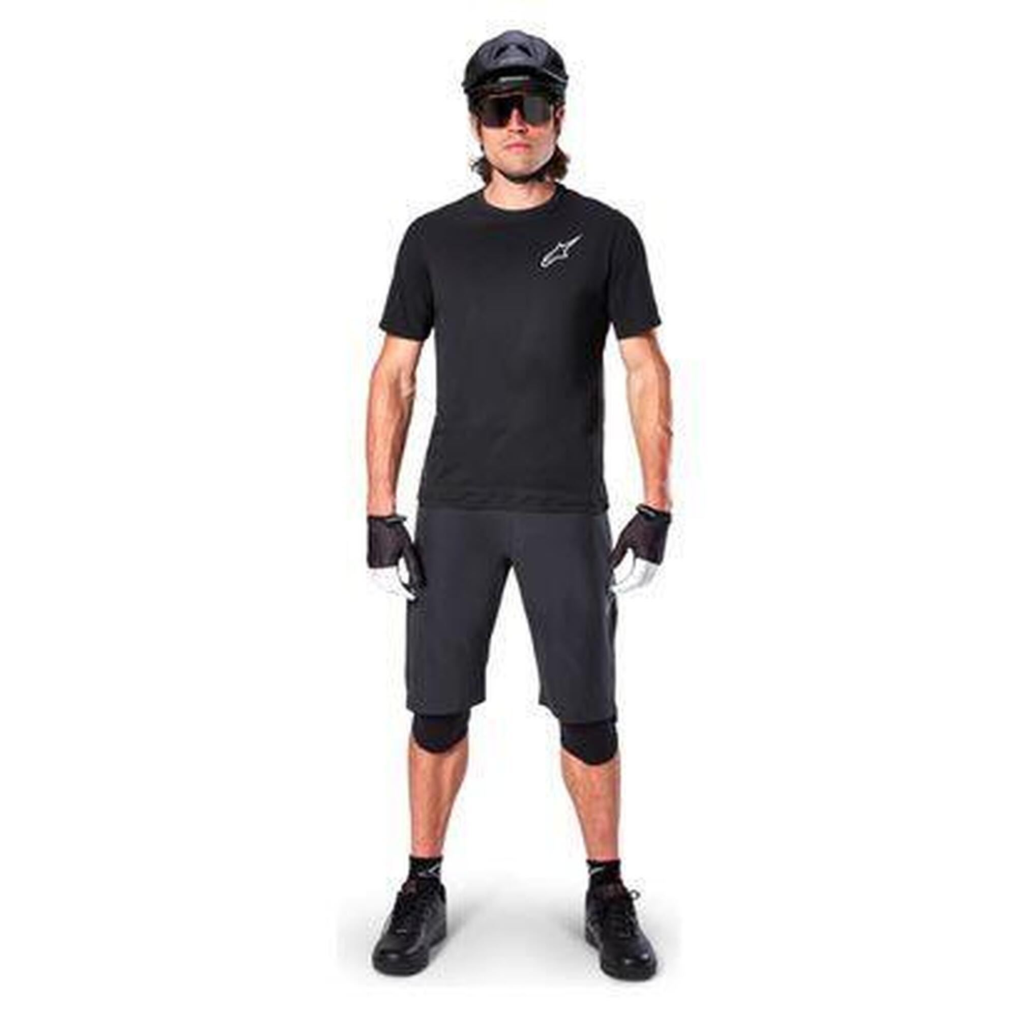 Maillot Manches Courtes Alpinestars A-Aria Astar Noir