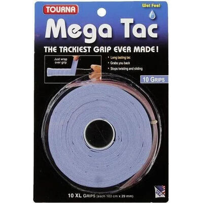 Set van 10 tennis overgrips tourna mega tac