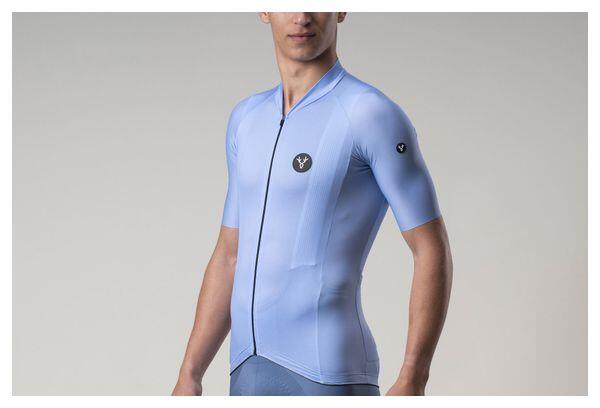Maillot Manches Courtes LeBram Galibier Bleu Ciel 2/7