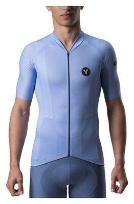 Kurzarm Trikot LeBram Galibier Himmelblau