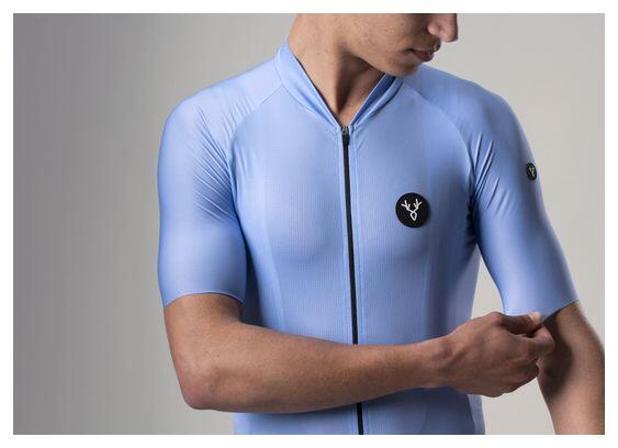 Maillot Manches Courtes LeBram Galibier Bleu Ciel 3/7