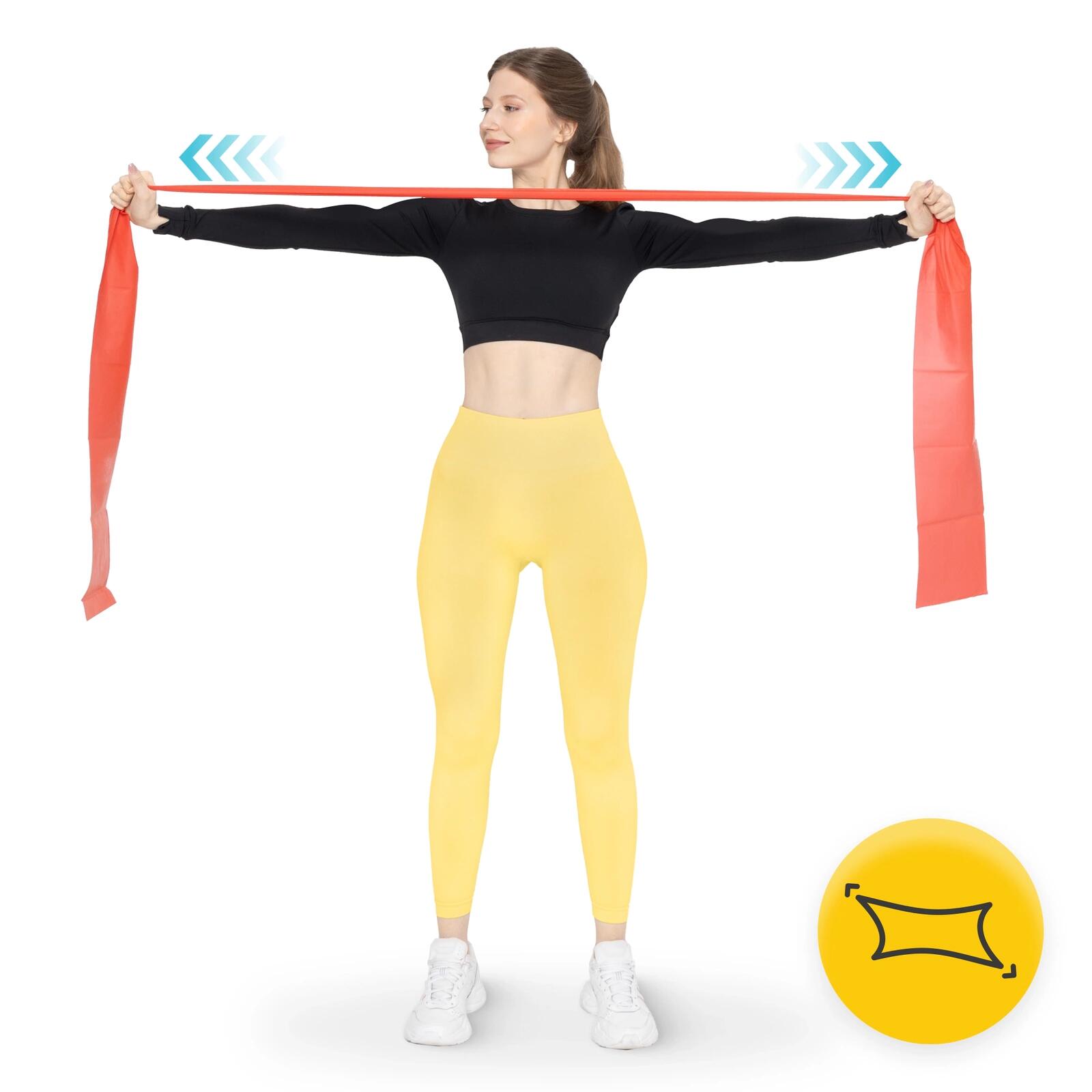 Rehabilitační páska FLAT BAND 4FIZJO 2 m 5/7