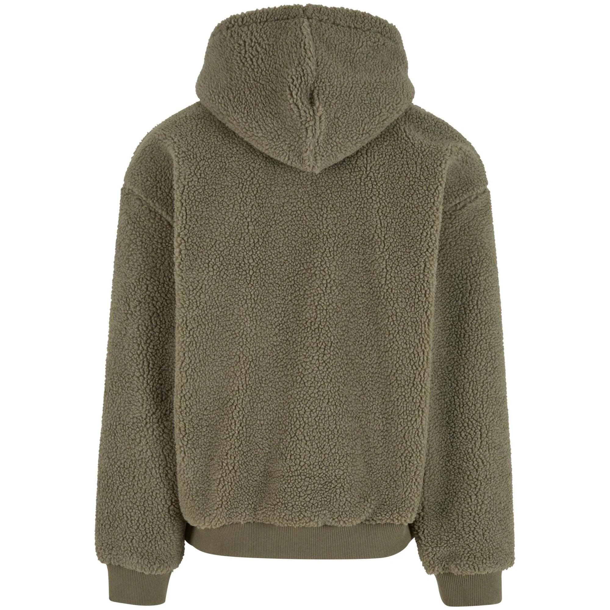 Felpa Con Cappuccio Oversize Uomo Urban Classics Verde Pallido 2/4