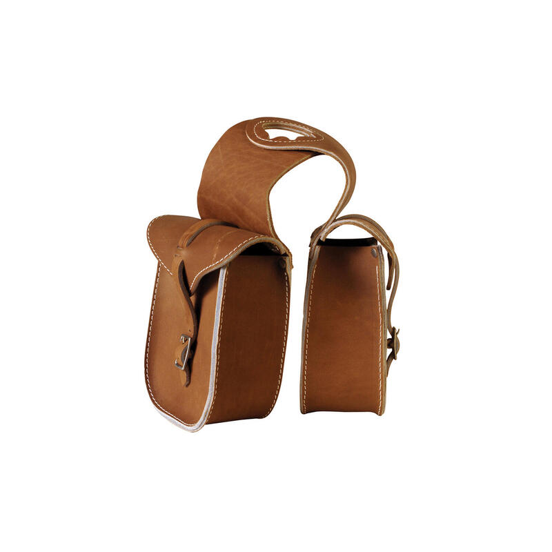 Sac à selle pour cheval avant basique en cuir Lakota