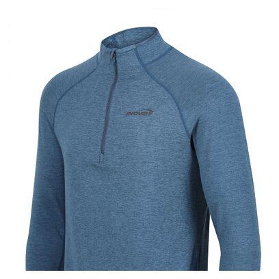 Camiseta Inov-8 Train Elite Azul Hombre 1/2 cremallera 3/6