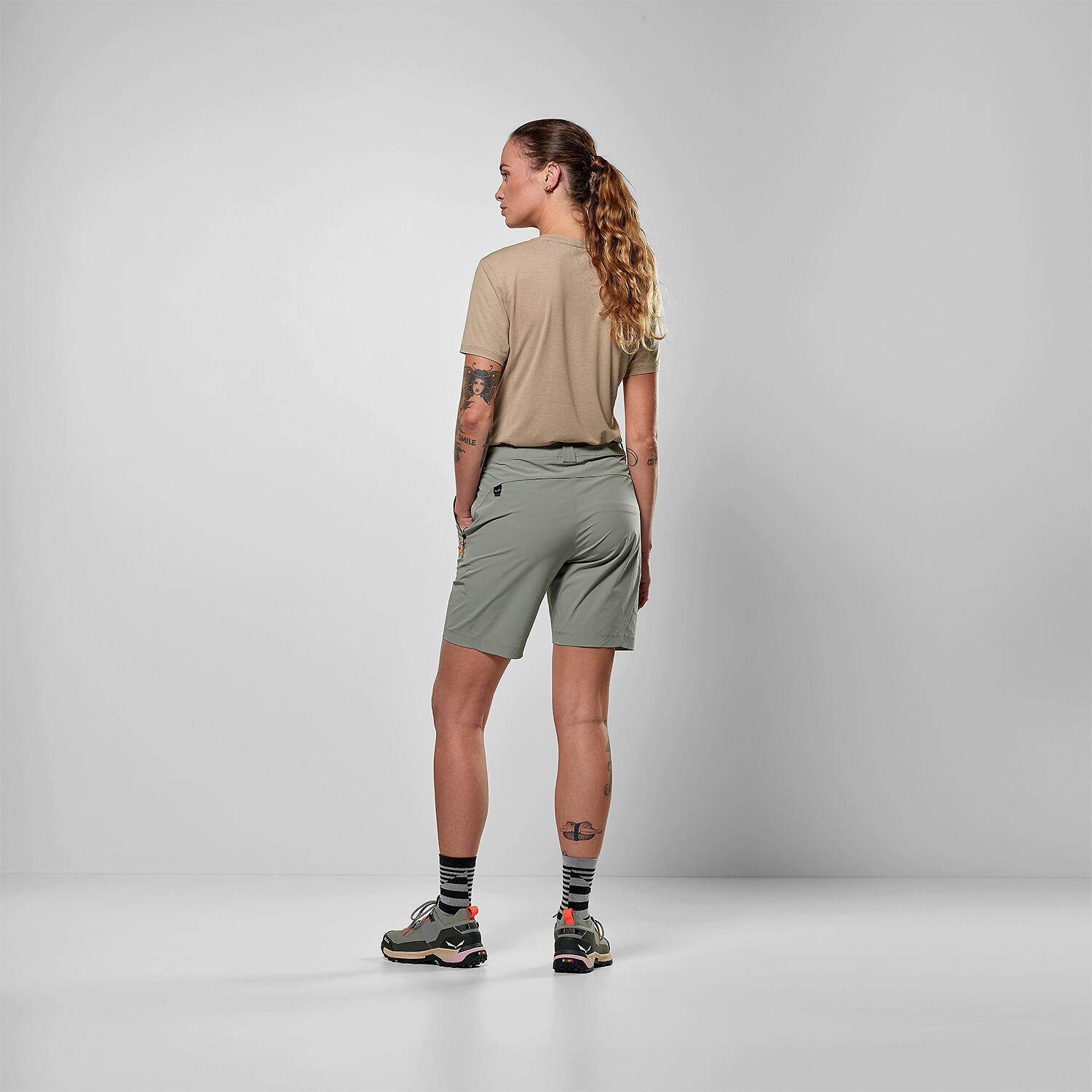 Pantalón corto mujer Salewa Puez Talvena 4/5
