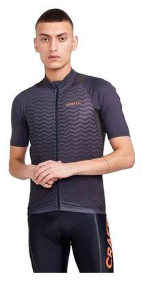 CRAFT Craft Adv Endur Korte Mouw Trui Zwart Oranje
