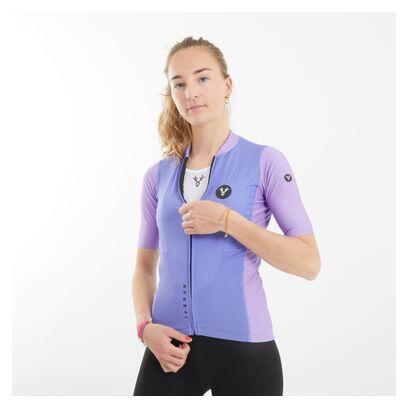 Maglia LeBram Izoard Donna manica corta Violet Lila 4/5