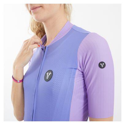 Maglia LeBram Izoard Donna manica corta Violet Lila 3/5