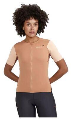 CRAFT Craft Pro Gravel Sable Damestrui met korte mouwen