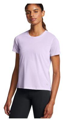 Maillot manches courtes Under Armour Launch Run violet femme