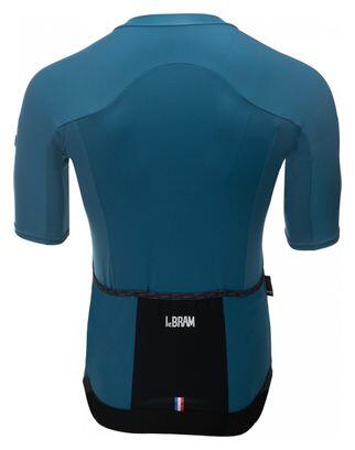 LeBram Allos Kurzarm Jersey Blue Pelforth Aero Cut 4/6