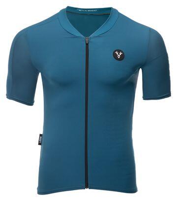 LeBram Allos Kurzarm Jersey Blue Pelforth Aero Cut 2/6