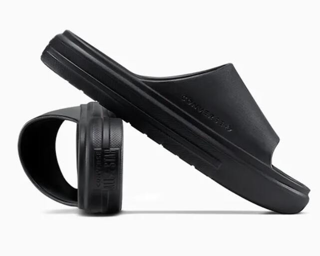 Tapas Converse Essential Slide, Preto, Unissex 6/7