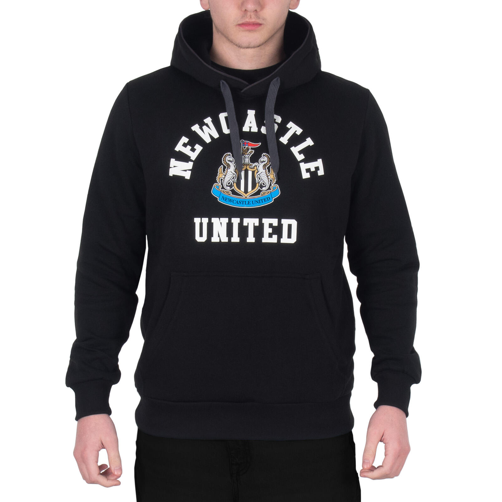 NEWCASTLE UNITED Newcastle United FC Mens Hoody Fleece Graphic OFFICIAL Football Gift