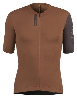 Mavic Essential Bronze/Carbon Short Sleeve Jersey