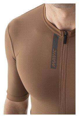 Maillot Manches Courtes Mavic Essential Bronze/Carbone 5/7